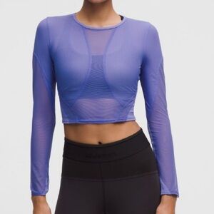 lululemon Meshed Panneled Training Long Sleeve